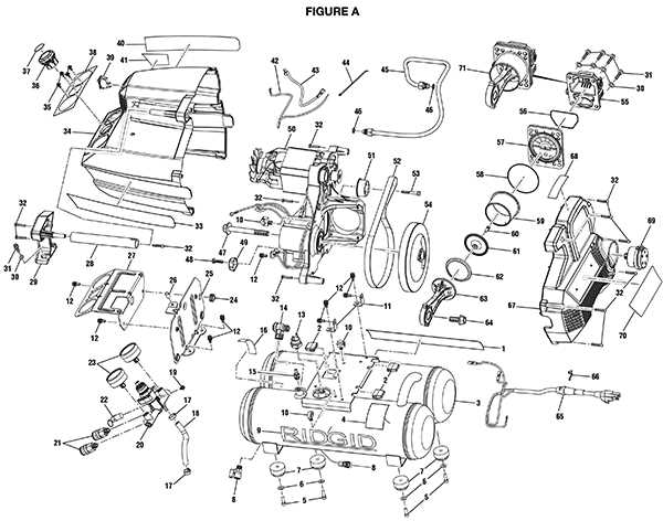 metabo hpt air compressor parts diagram