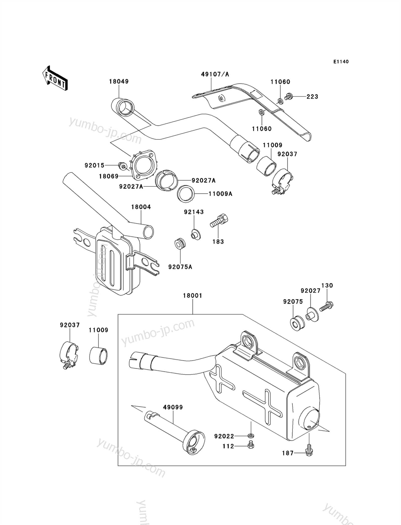 kawasaki bayou 300 parts diagram