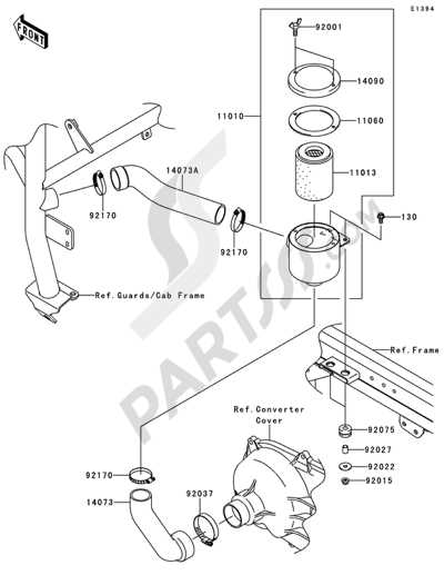 kawasaki mule 4010 parts diagram