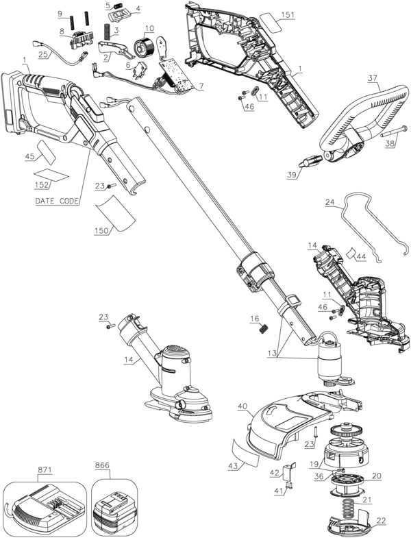 black and decker lst140 parts diagram