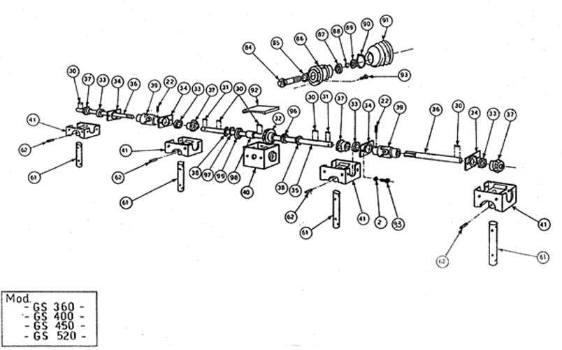 tonutti hay tedder parts diagram