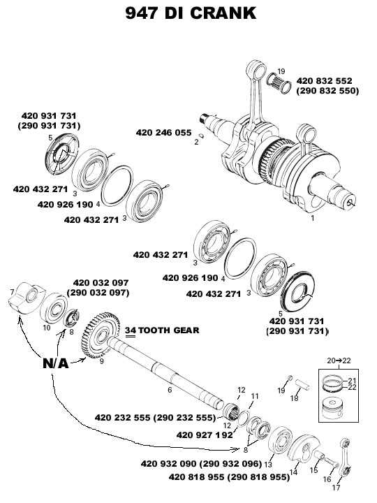 seadoo switch parts diagram