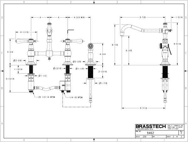 kingston brass faucet parts diagram