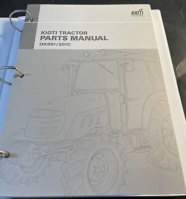 kioti tractor parts diagram