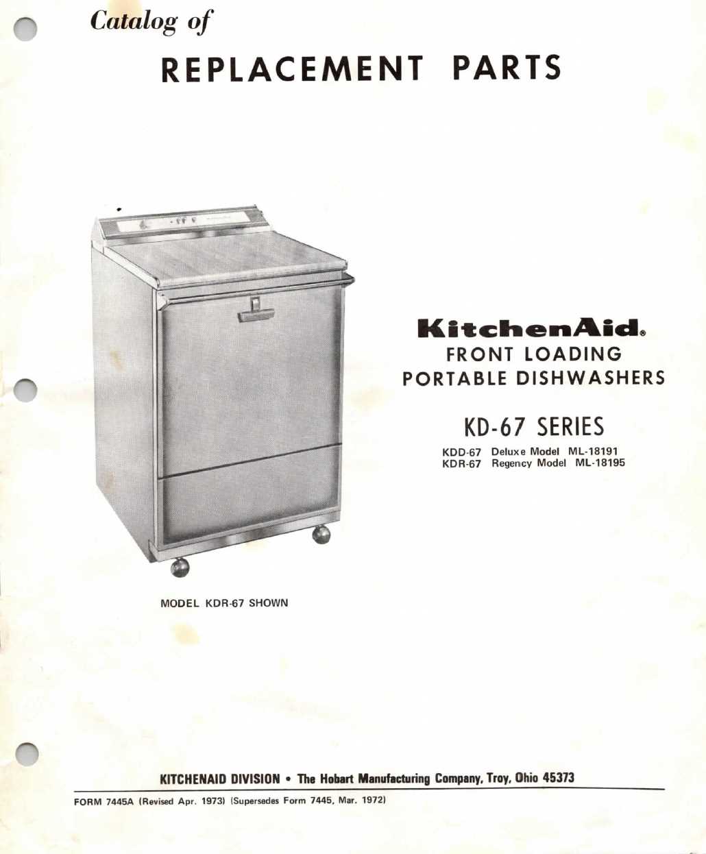 kitchenaid dishwasher diagrams parts