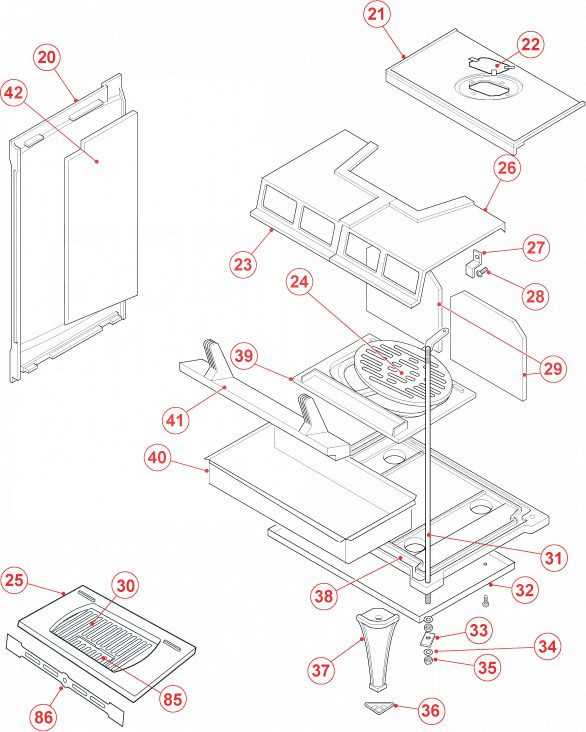 kitchenaid gas range parts diagram