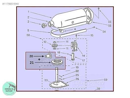 kitchenaid k45ss parts diagram