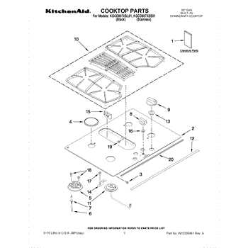 kitchenaid stove parts diagram