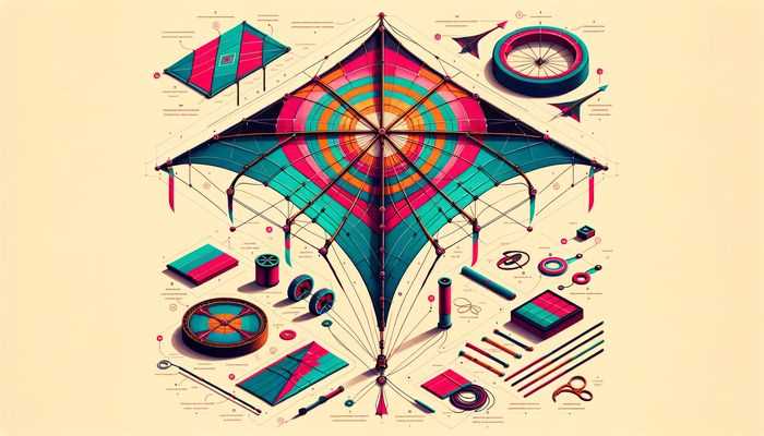 kite parts diagram