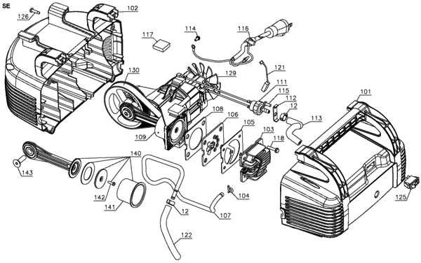 porter cable pancake compressor parts diagram