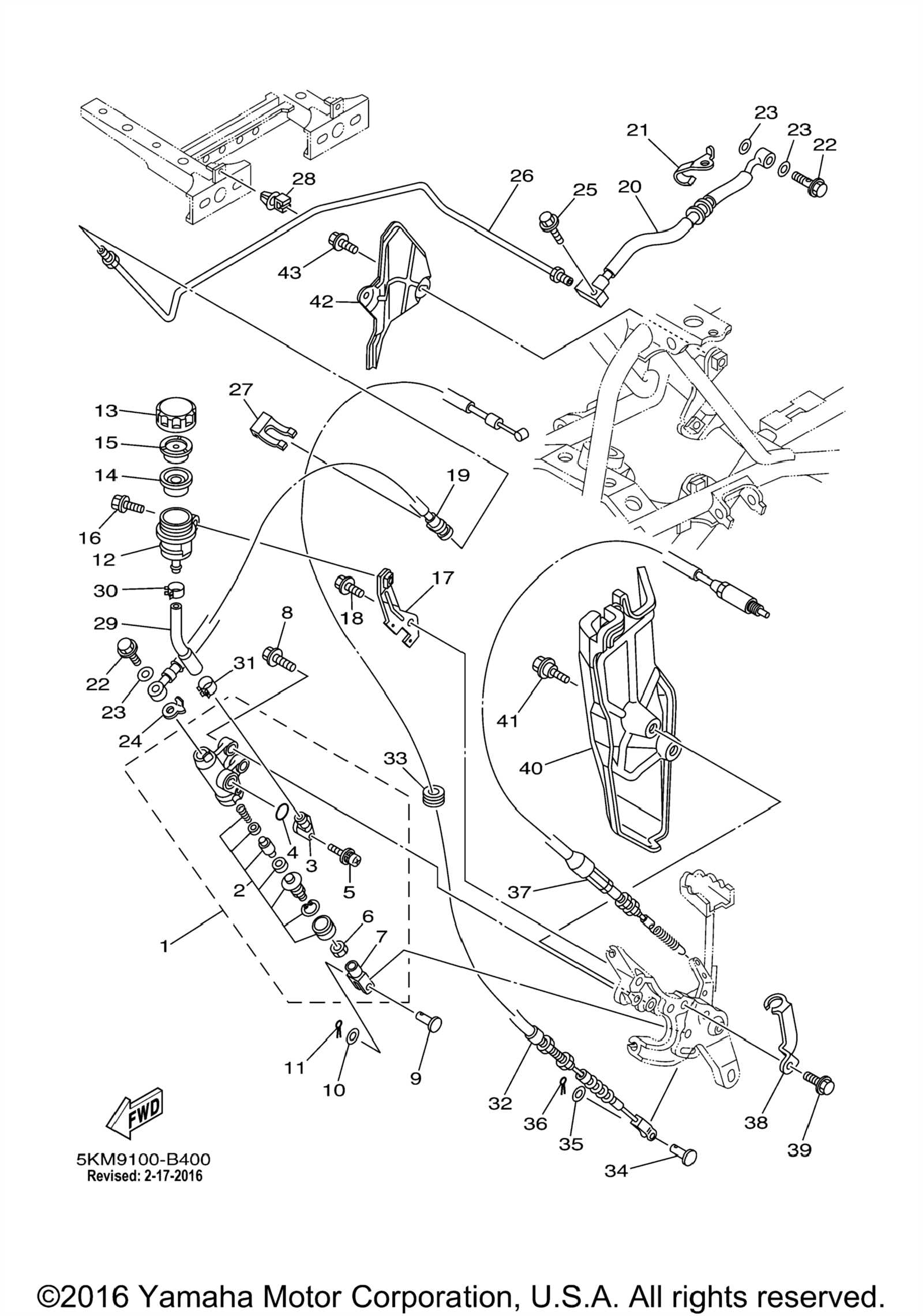 yamaha grizzly 660 parts diagram