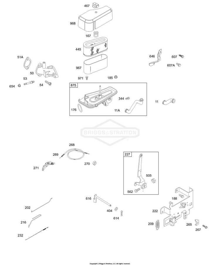 briggs and stratton plastic carburetor parts diagram