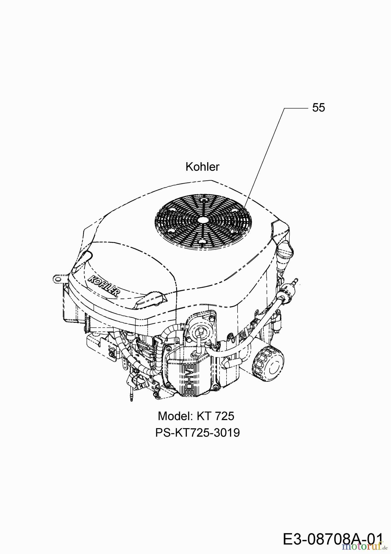 kohler 7000 series parts diagram