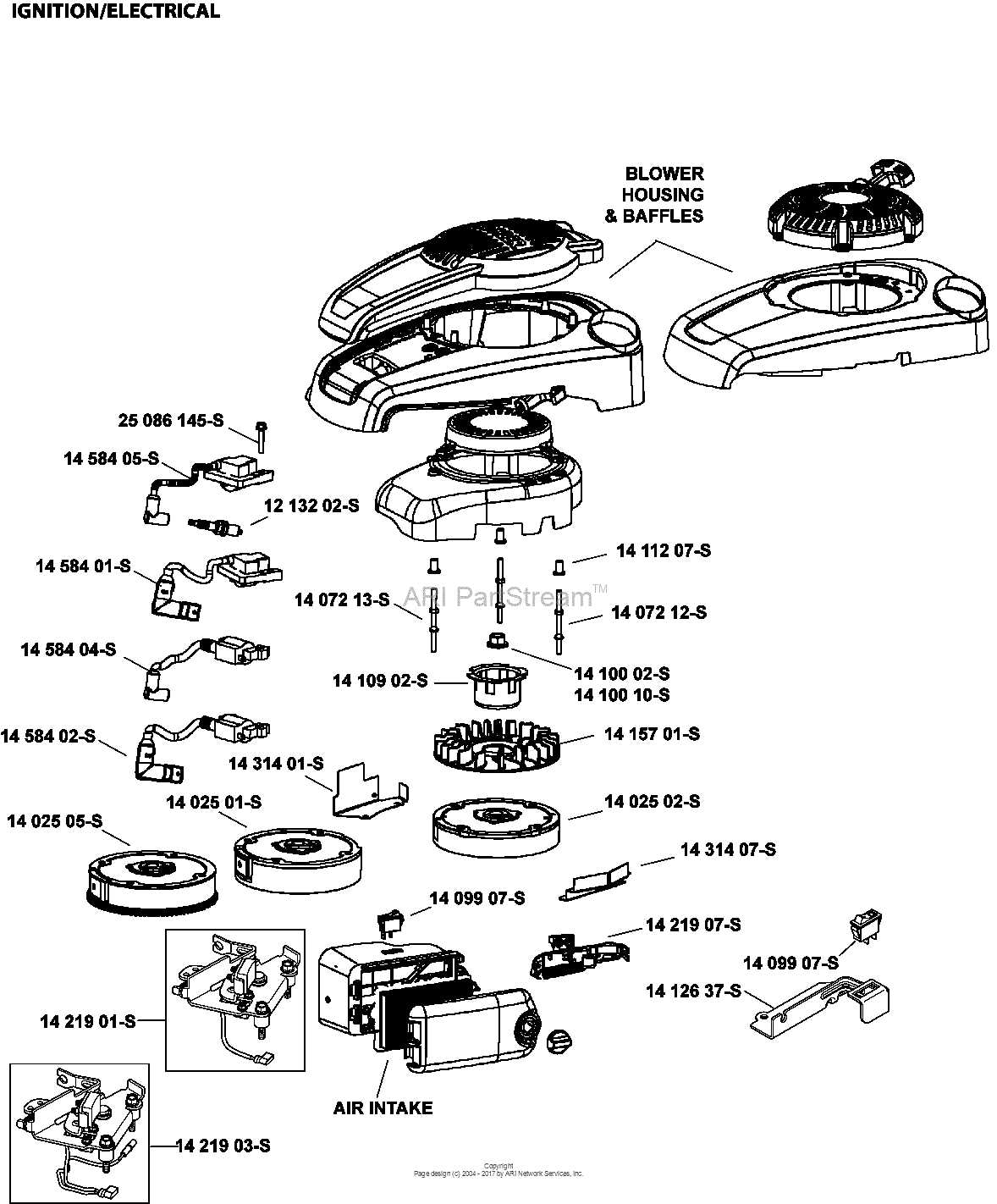 kohler courage xt 7 parts diagram