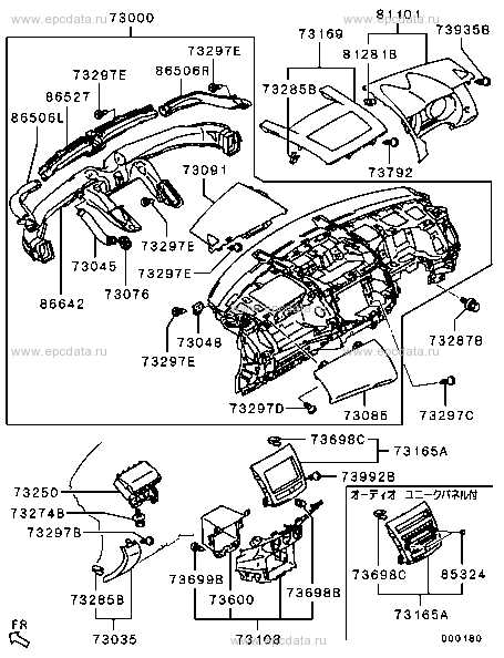 mitsubishi outlander parts diagram