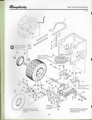 simplicity regent parts diagram