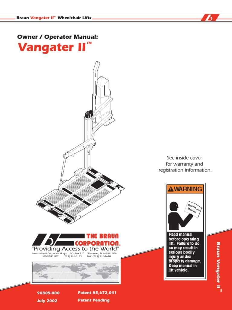 braun lift parts diagram