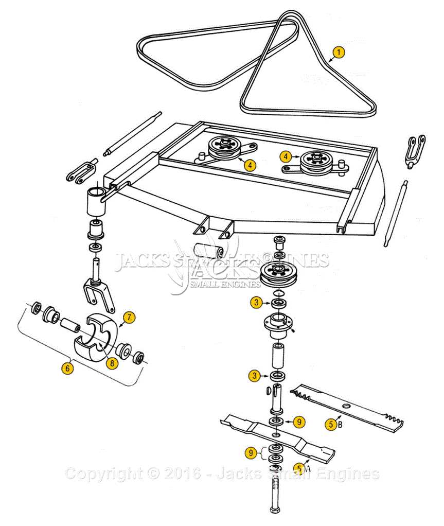 kubota 48 mower deck parts diagram