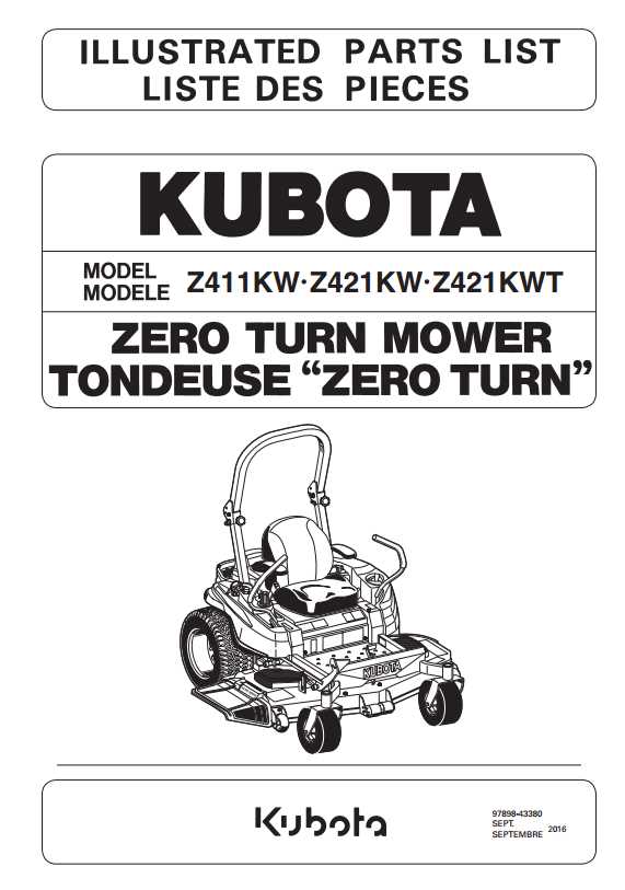 kubota 60 mower deck parts diagram