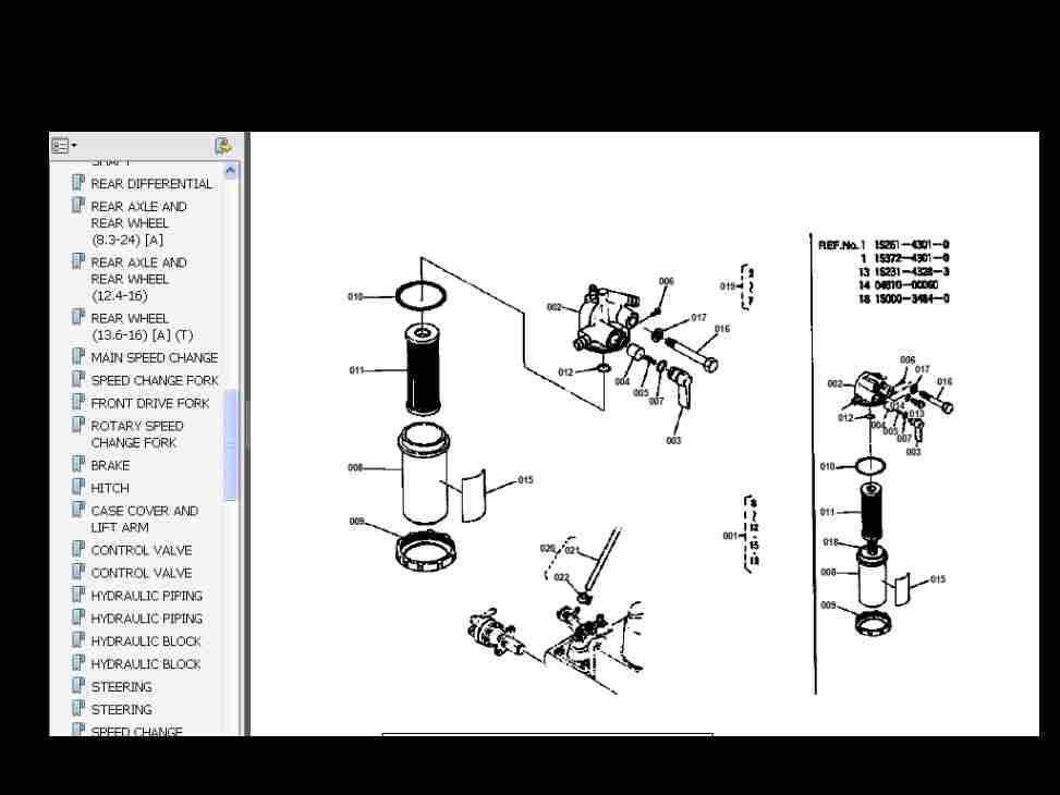 kubota b8200 parts diagram