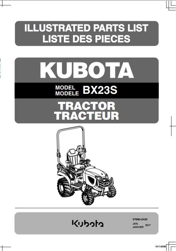 kubota bx2380 parts diagram