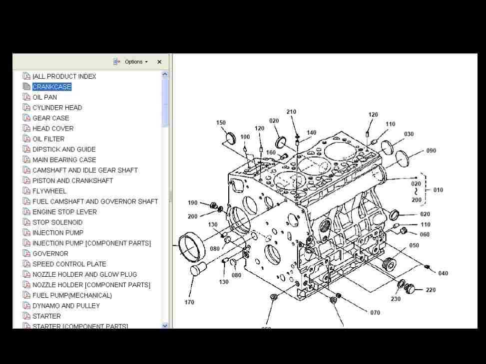 kubota kx71 3 parts diagram