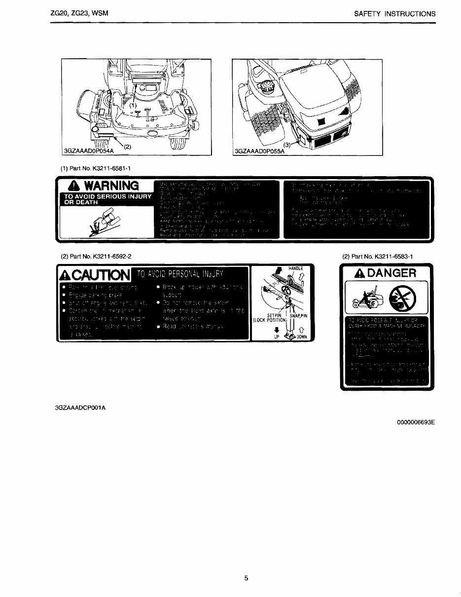 kubota zg23 parts diagram