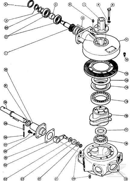 kuhn 5001 tedder parts diagram