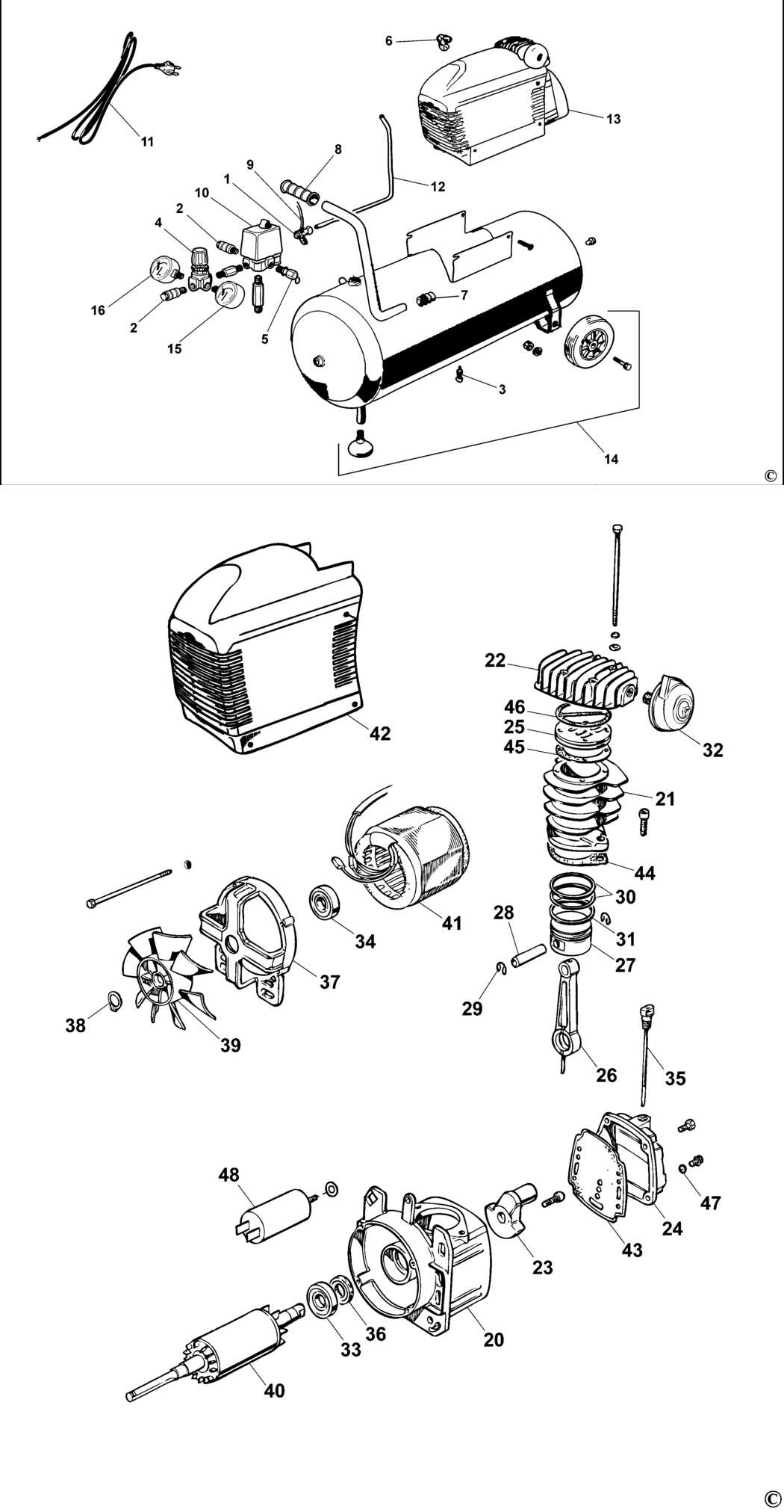 bostitch air compressor parts diagram