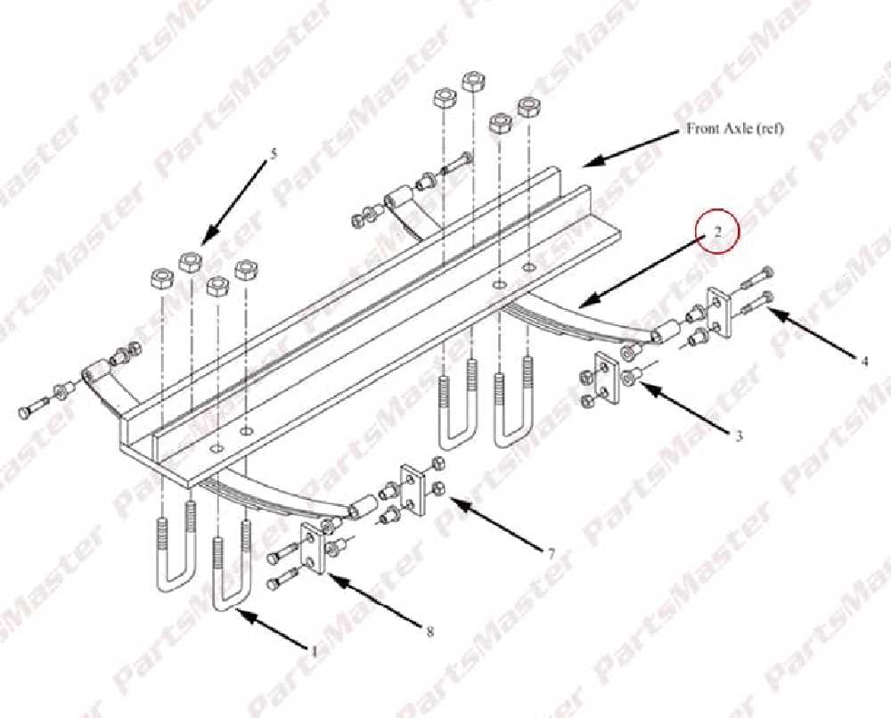 leaf spring parts diagram