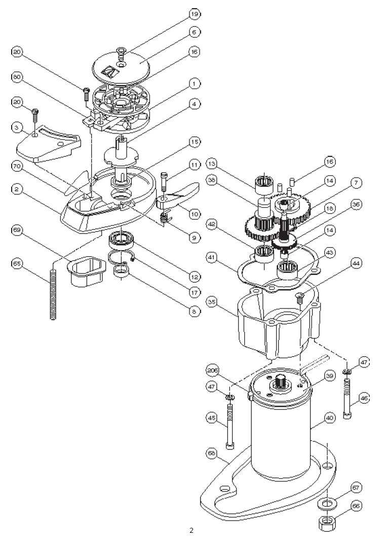 lewmar windlass parts diagram