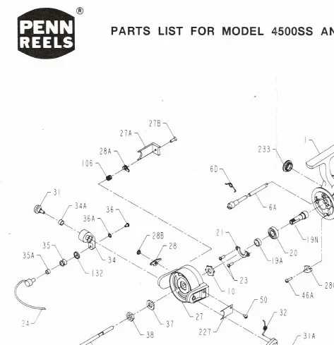 lews reel parts diagram