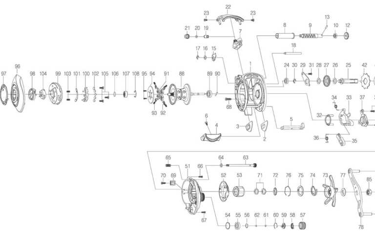 lews reel parts diagram