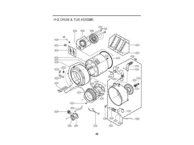 lg front load washing machine parts diagram