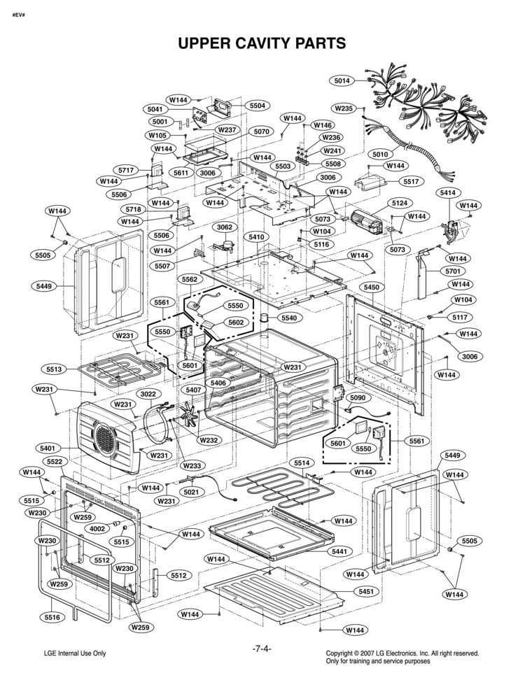 lg microwave parts diagram