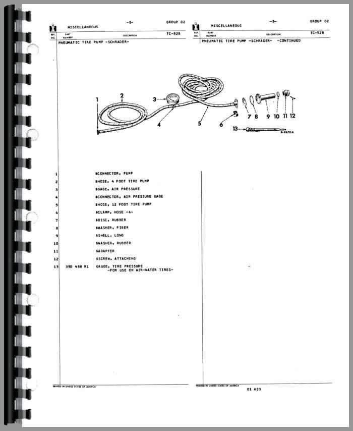 farmall 140 parts diagram