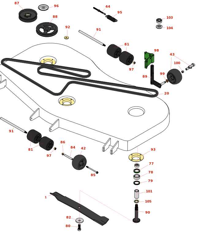 john deere z915e parts diagram