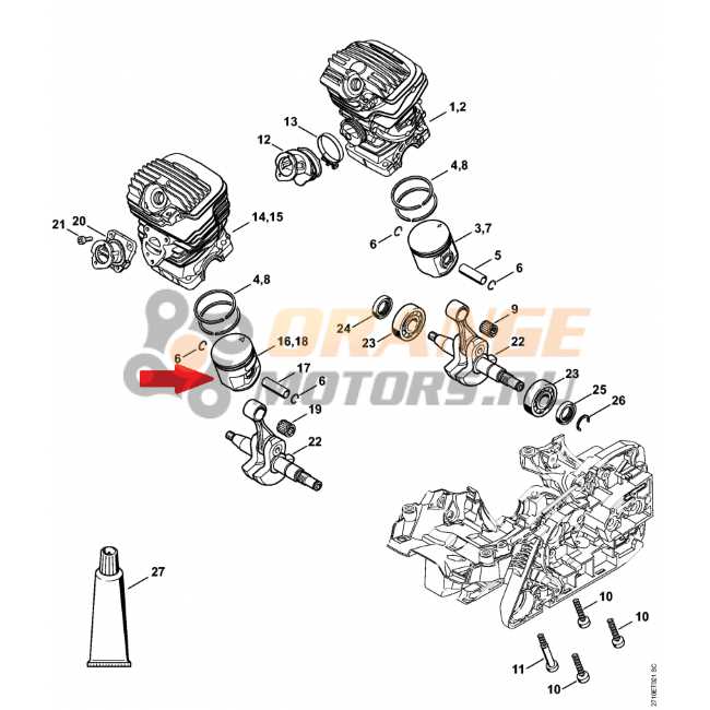 stihl gs 461 parts diagram
