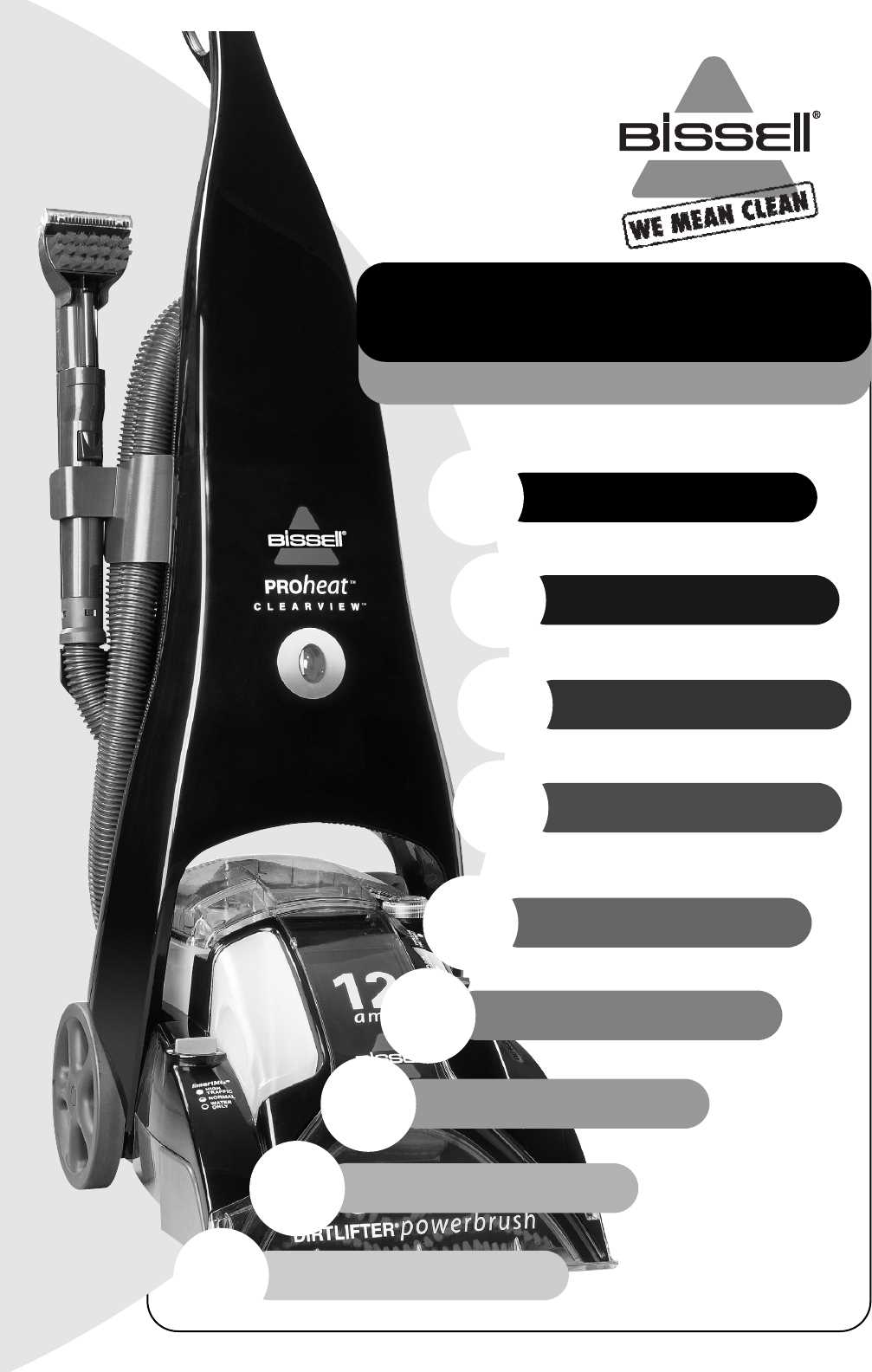 bissell proheat pet parts diagram