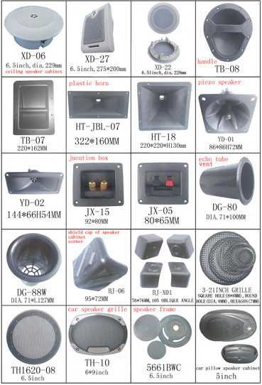 parts of a speaker diagram