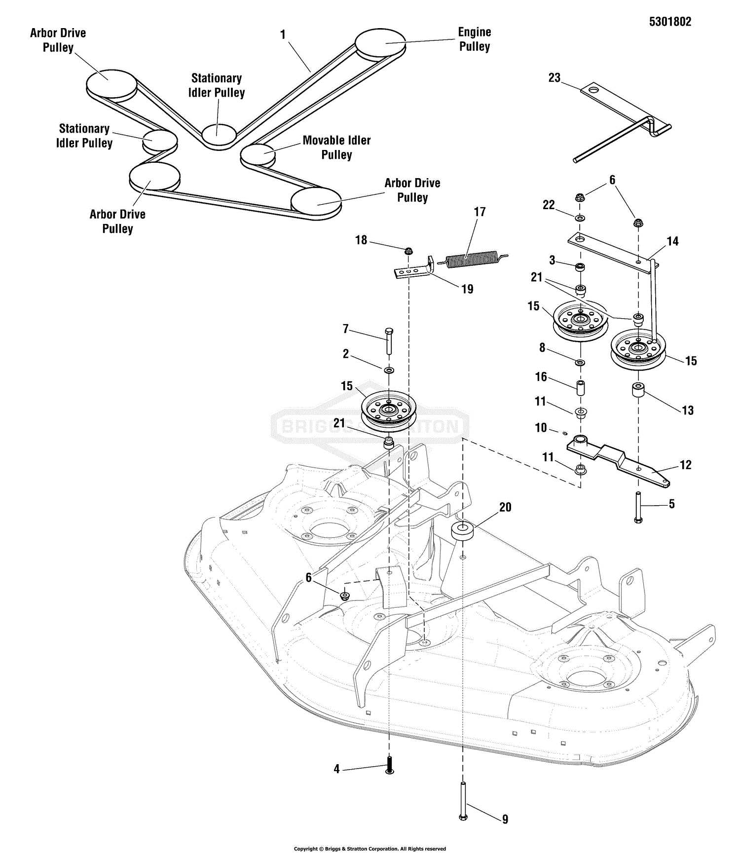 ransomes bobcat mower parts diagram