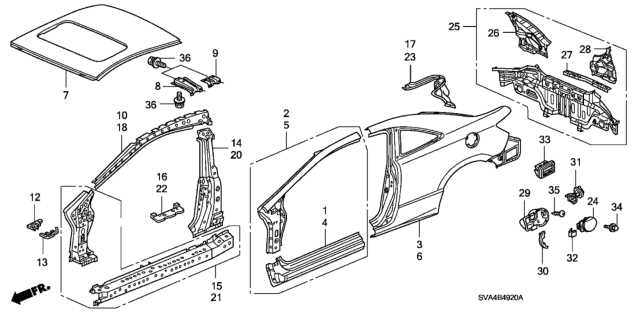 2007 honda civic parts diagram