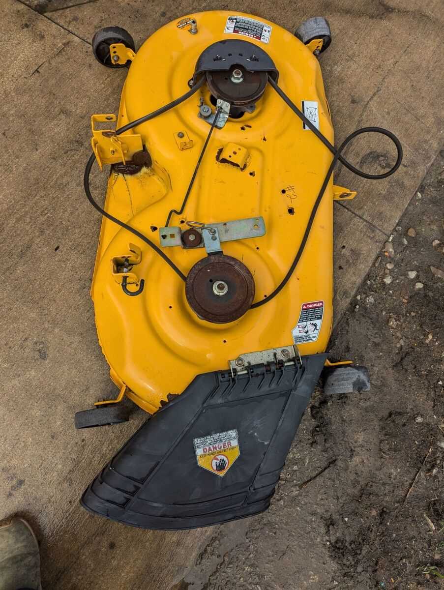 cub cadet ltx 1045 deck parts diagram