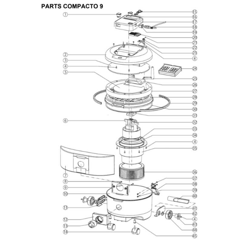 bissell vacuum cleaner parts diagram