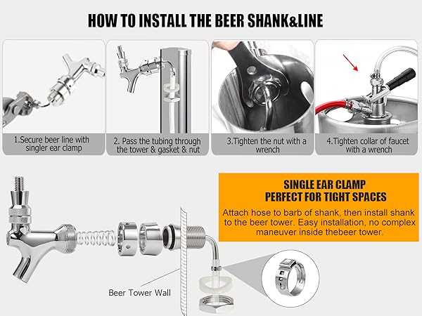 beer faucet parts diagram