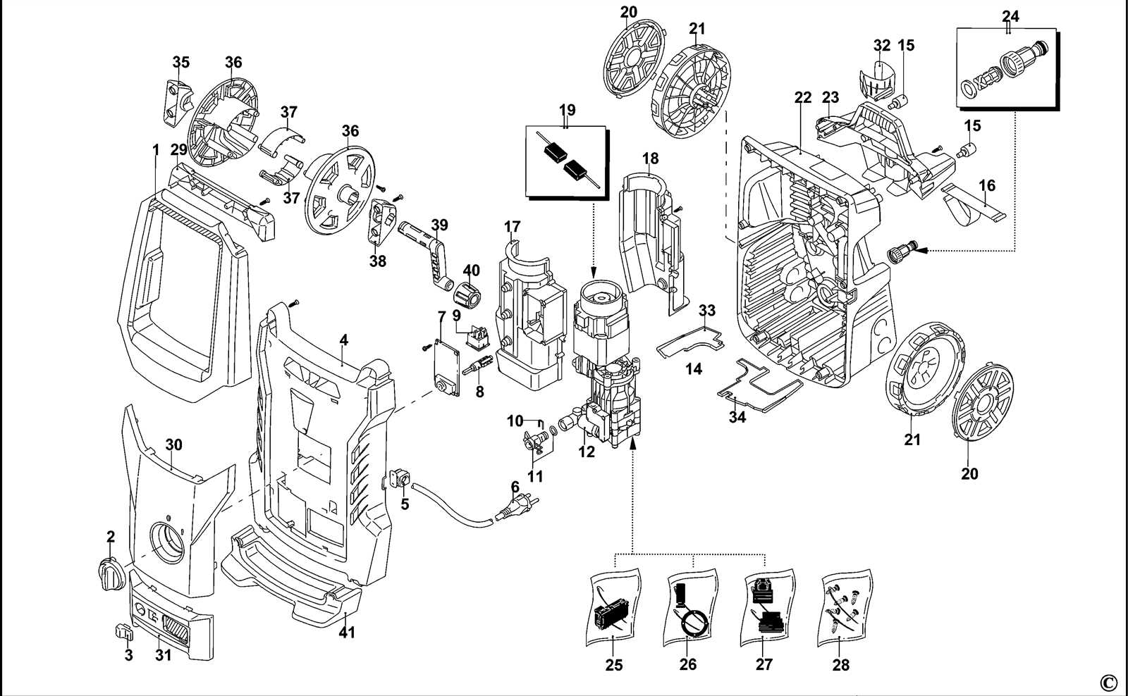 pressure washer parts diagram