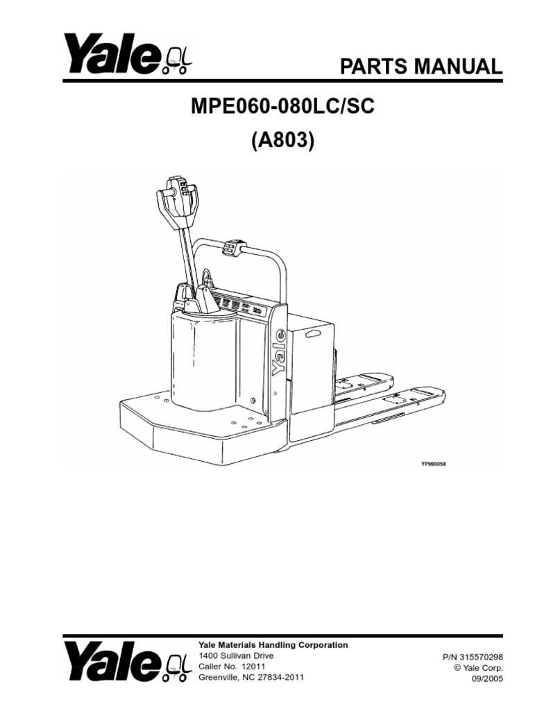 manual pallet jack parts diagram