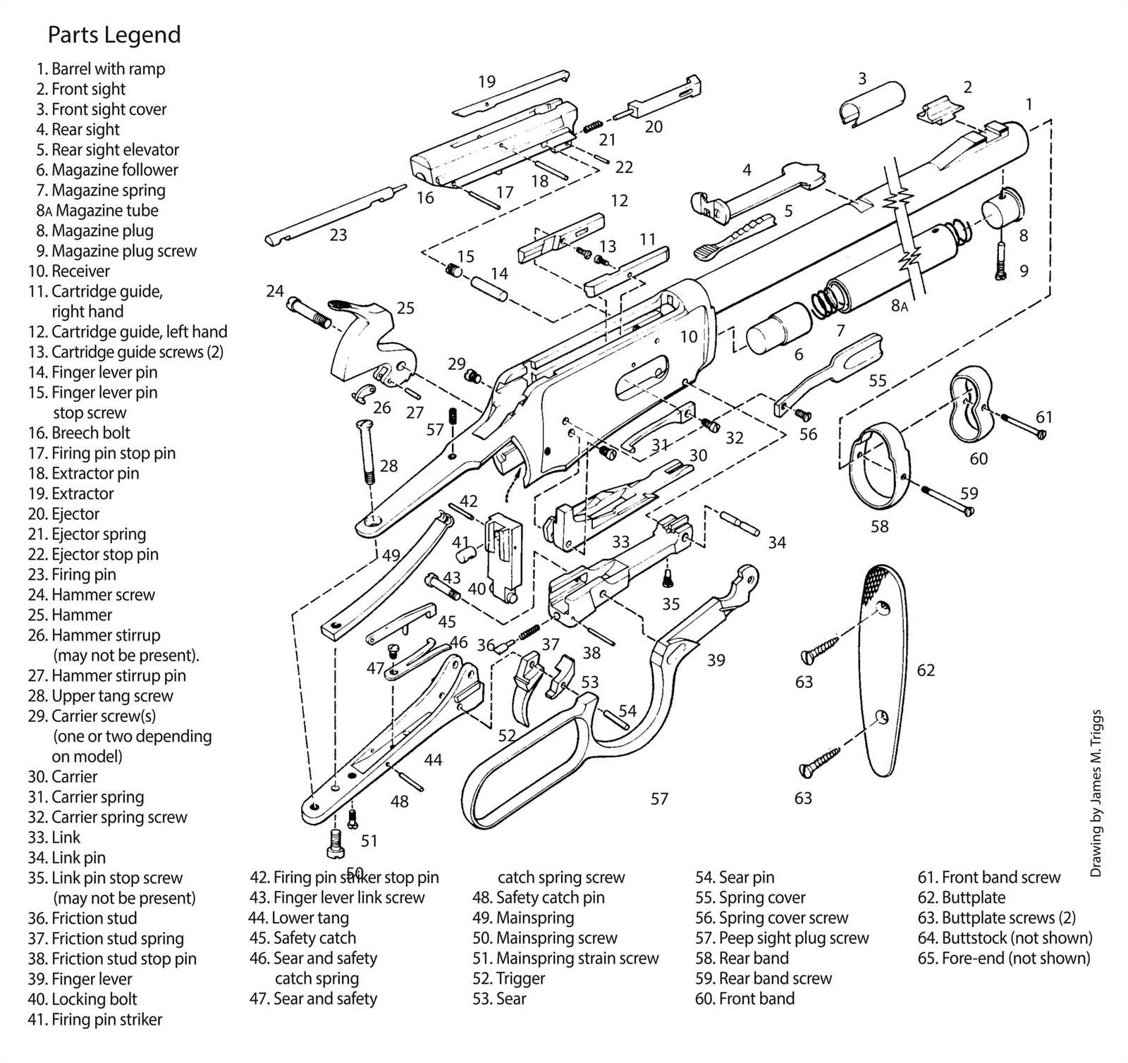 marlin 1894 parts diagram