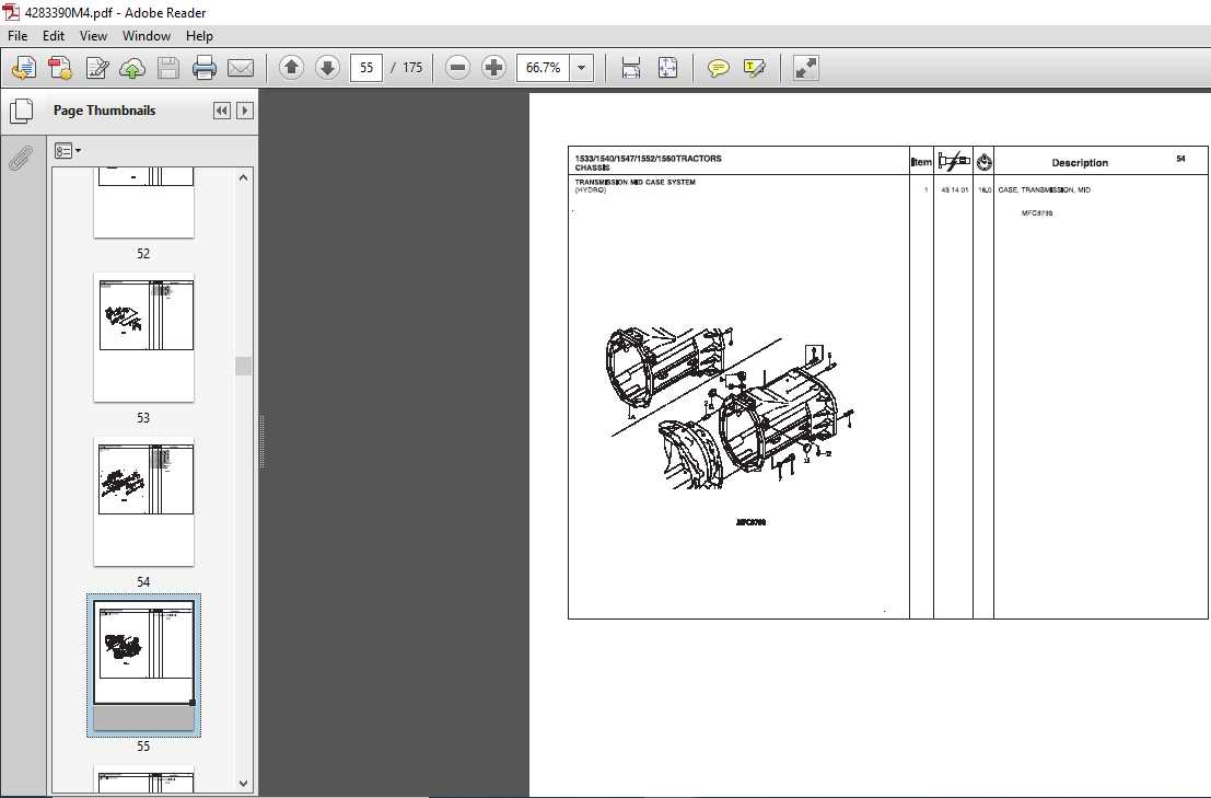 massey ferguson 1533 parts diagram