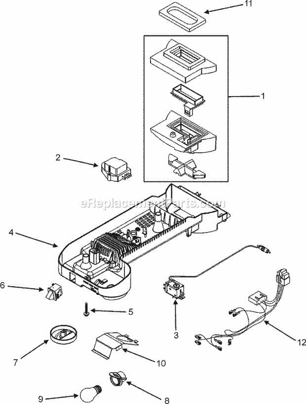 maytag fridge parts diagram